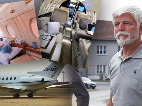 Pavel kvůli volbám přiletěl z Maroka soukromým letadlem a vrátil se