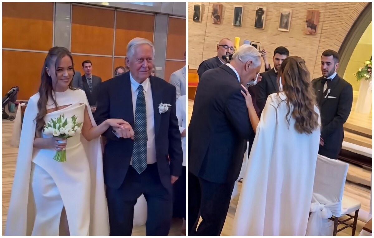 Suze Dikana Radeljaka: Ponosni otac kćer Lanu dopratio do oltara uz dirljivu poruku o pokojnoj Eni
