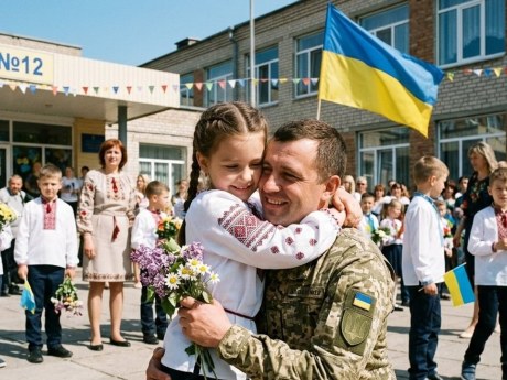 Понад 55% дітей в Україні бояться за батька на службі: як допомогти