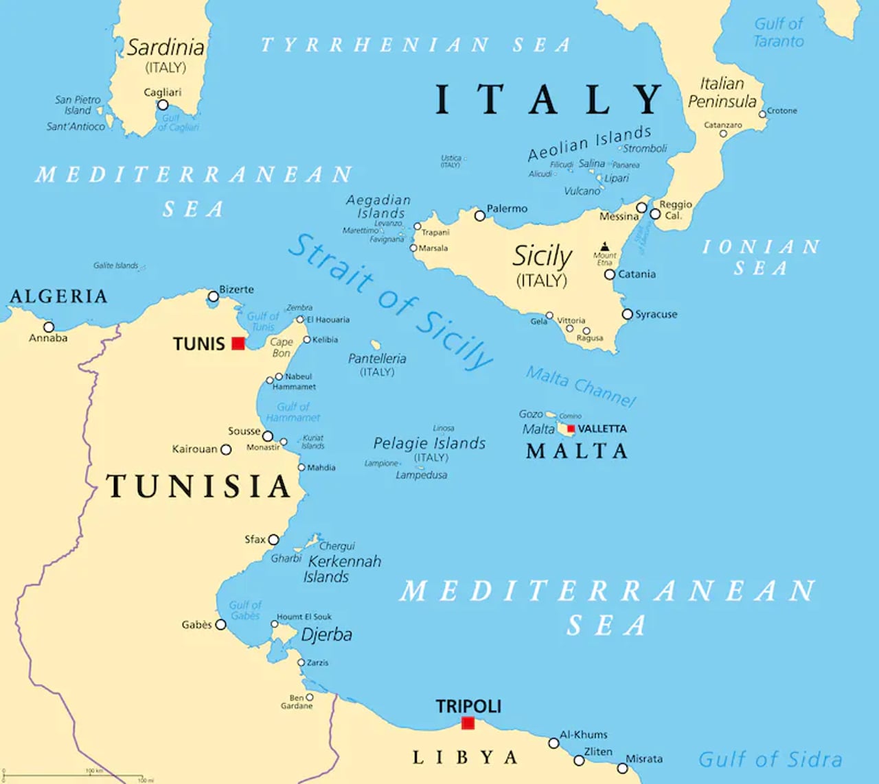 Malta und Sizilien waren bis vor 13.000 Jahren durch Landbrücke verbunden