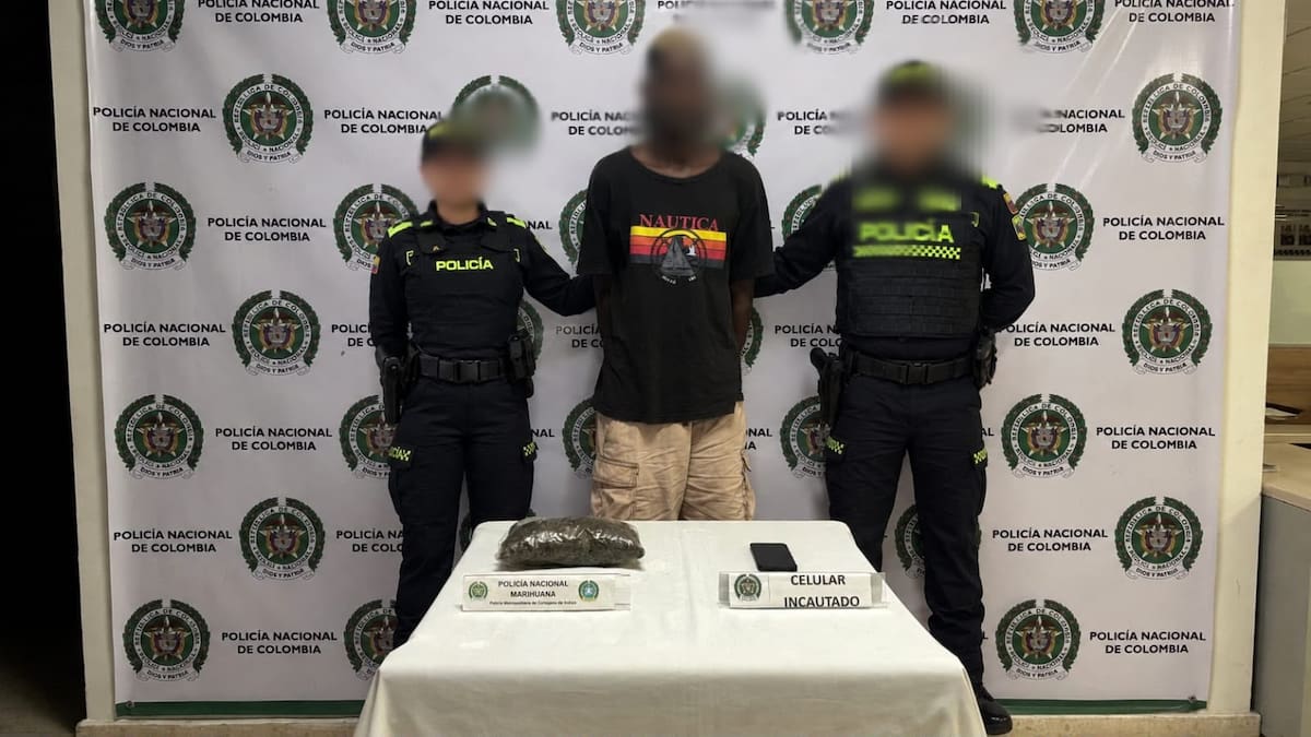 Golpe en El Pozón: capturan a alias ‘El Flaco’ y hallan marihuana por más de $4 millones