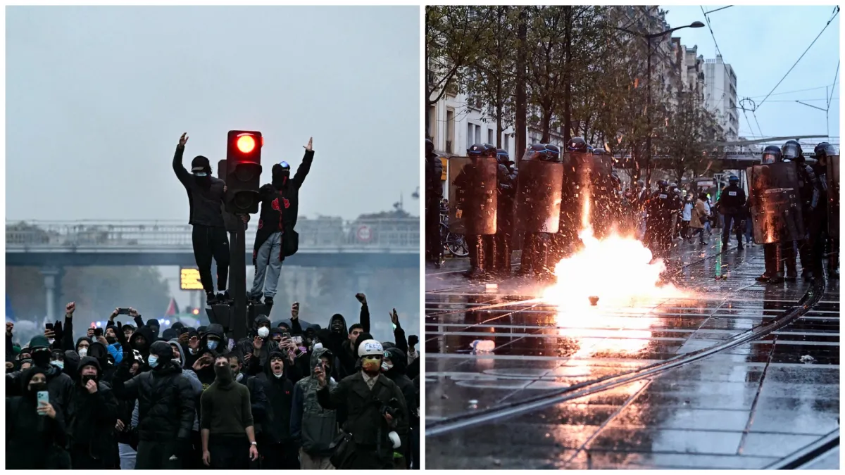 Detonacije, suzavac i vodeni topovi: Pariz na rubu kaosa, ulice preplavilo 410 tisuća ljudi