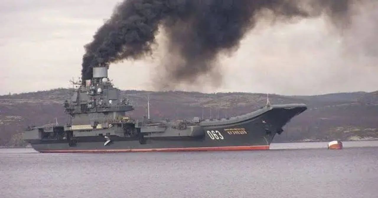 Ремонт за мільярд не врятував єдиний авіаносець Росії