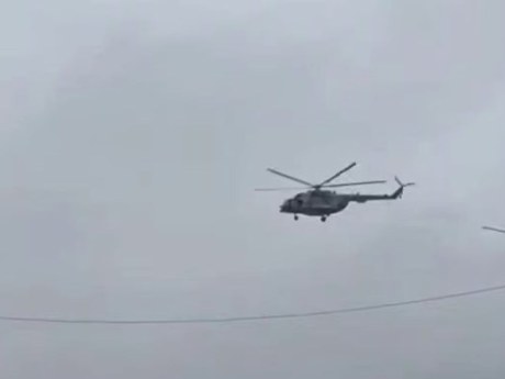 Кортеж Путіна в Челябінській області супроводжував військовий гелікоптер