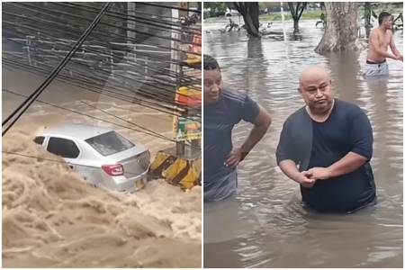 Santa Marta bajo alerta roja por fuertes lluvias y graves inundaciones en Barranquilla y Cartagena