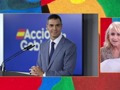 Sánchez risponde a Littizzetto: «Resto qui» per altri quattro anni