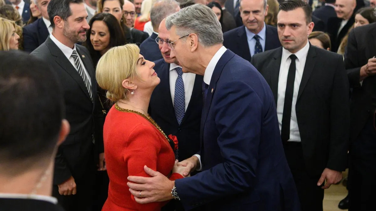Kolinda zablistala u crvenom: Pogledajte tko se sve okupio na otvorenju obnovljene Mimare